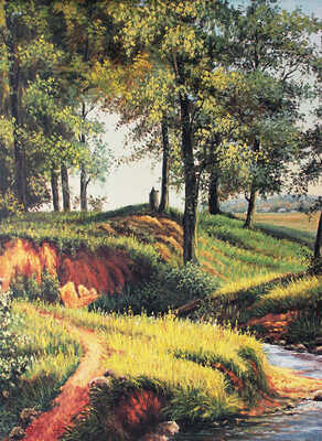 Дубовицкий Виктор Николаевич. Пейзаж с крутыми берегами